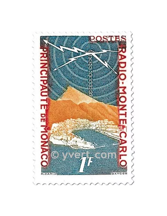 n° 376/378 -  Timbre Monaco Poste