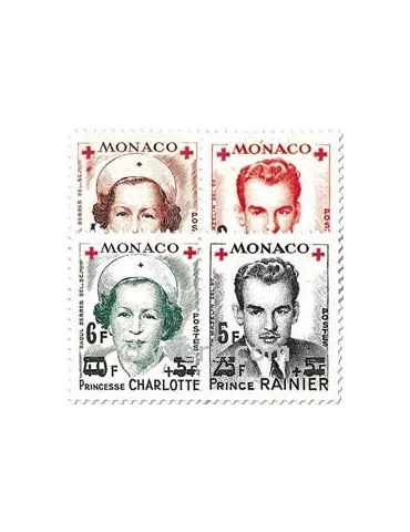 n° 379A/382A -  Timbre Monaco Poste