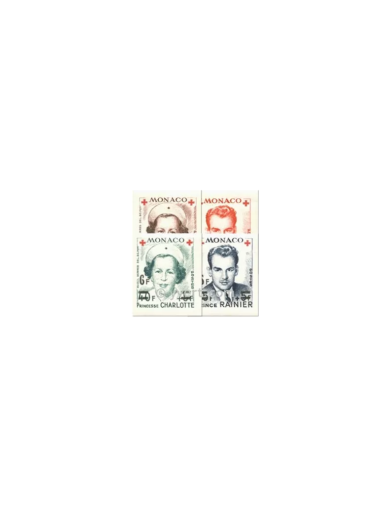 n° 379B/382B -  Timbre Monaco Poste
