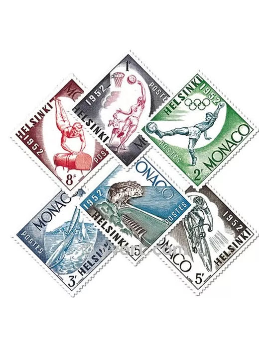 n° 386/391 -  Timbre Monaco Poste