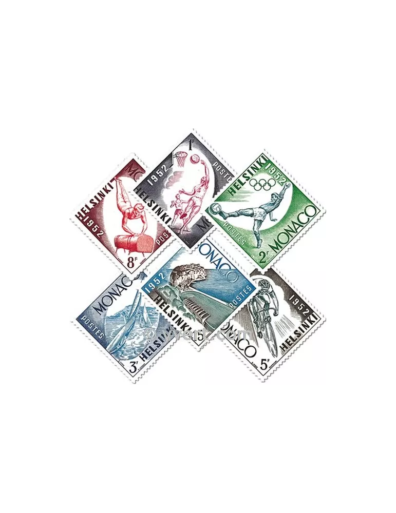 n° 386/391 -  Timbre Monaco Poste