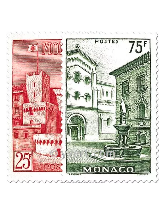 n° 397/398 -  Timbre Monaco Poste