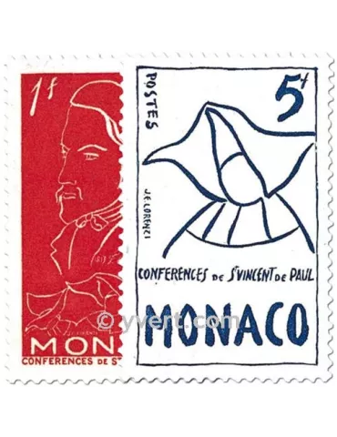 n° 399/401 -  Timbre Monaco Poste 2