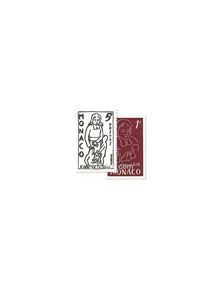 n° 402/404 -  Timbre Monaco Poste