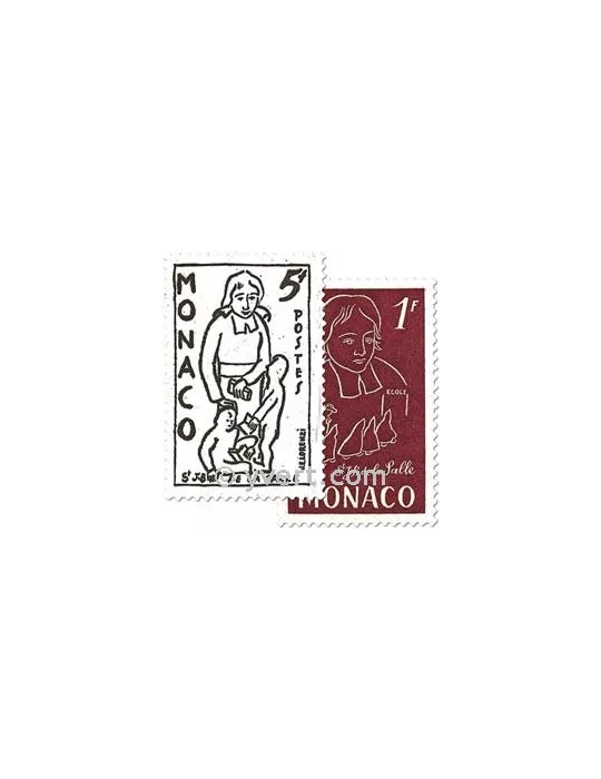 n° 402/404 -  Timbre Monaco Poste