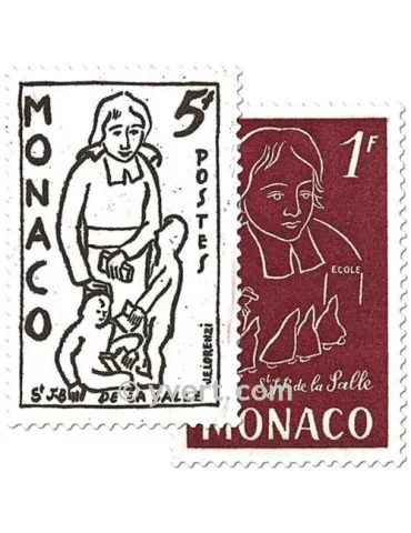 n° 402/404 -  Timbre Monaco Poste 2