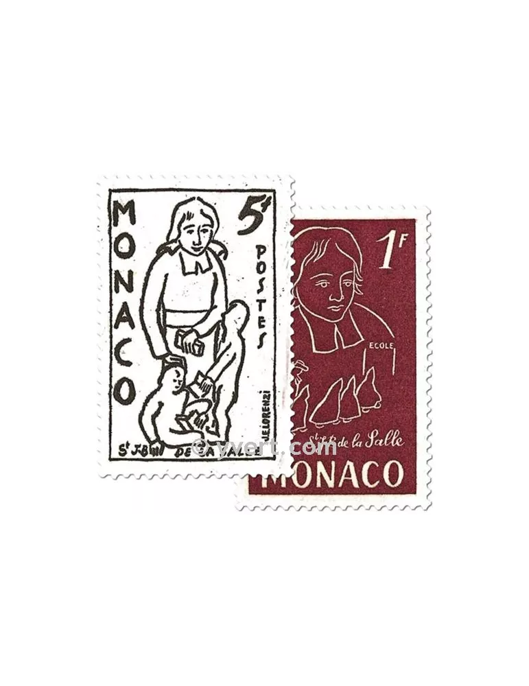 n° 402/404 -  Timbre Monaco Poste