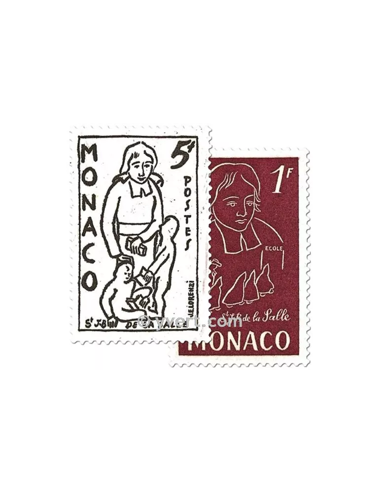 n° 402/404 -  Timbre Monaco Poste
