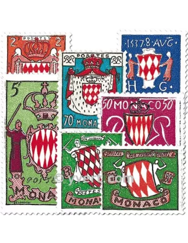 n° 405/411 -  Timbre Monaco Poste 2