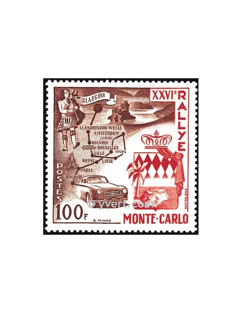 n° 441 -  Timbre Monaco Poste