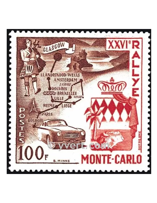 n° 441 -  Timbre Monaco Poste