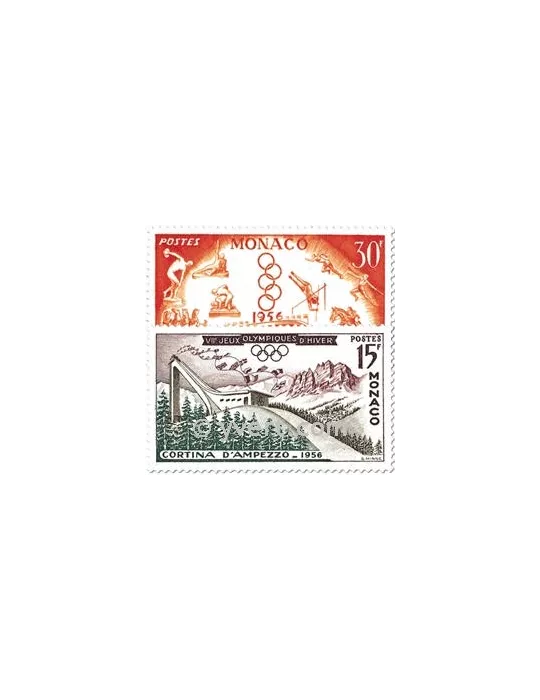 n° 442/443 -  Timbre Monaco Poste