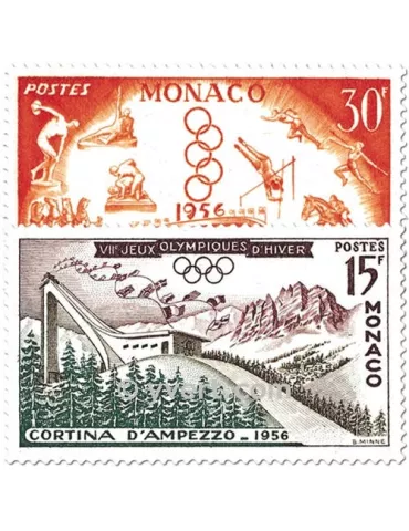 n° 442/443 -  Timbre Monaco Poste 2