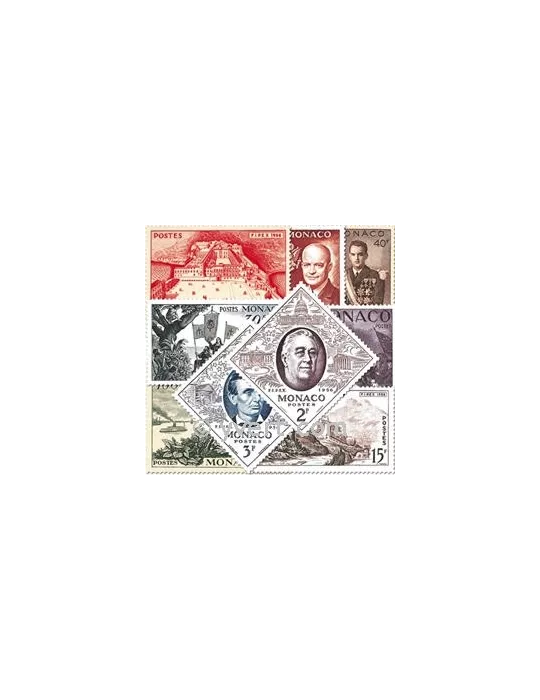 n° 444/452 -  Timbre Monaco Poste