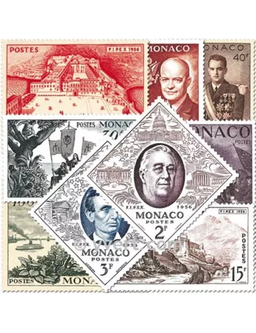 n° 444/452 -  Timbre Monaco Poste 2