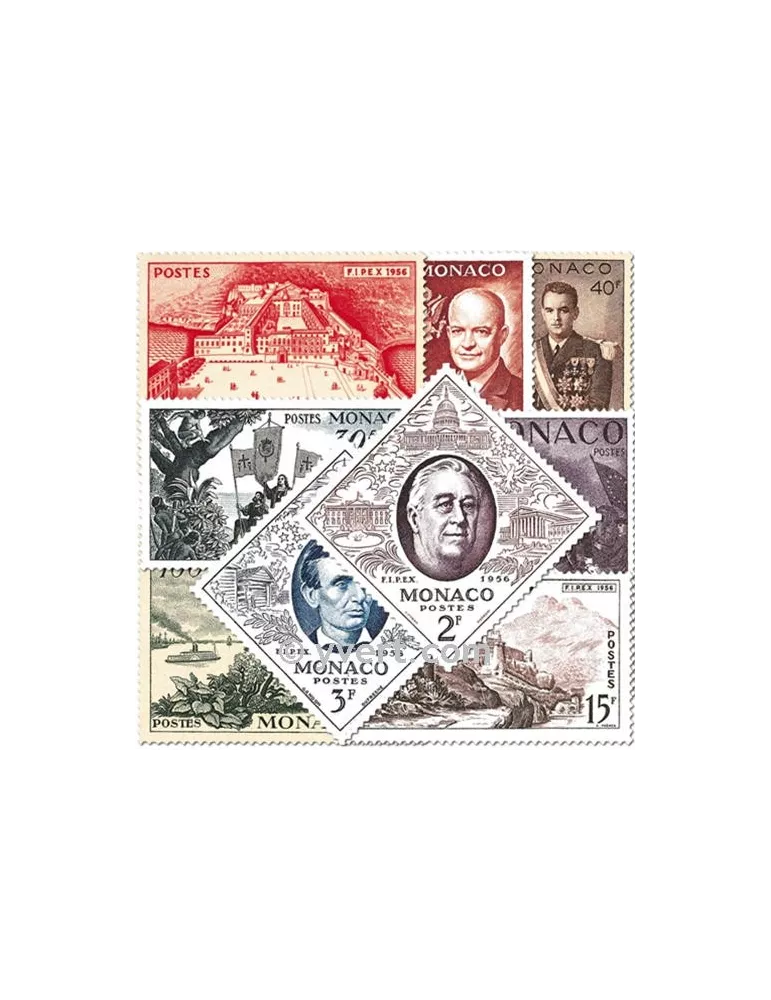 n° 444/452 -  Timbre Monaco Poste