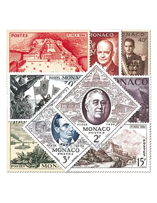 n° 444/452 -  Timbre Monaco Poste