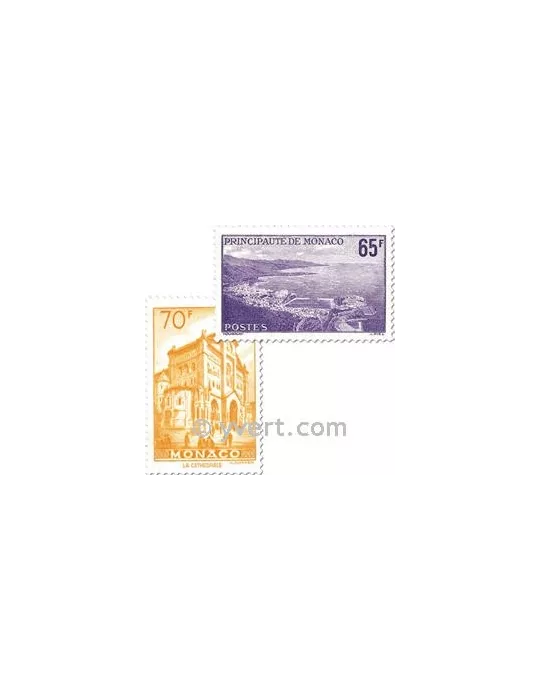 n° 487/488 -  Timbre Monaco Poste