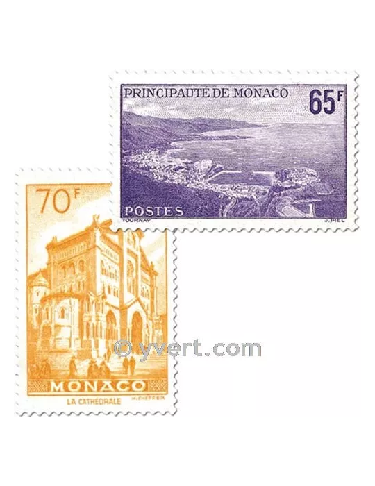 n° 487/488 -  Timbre Monaco Poste