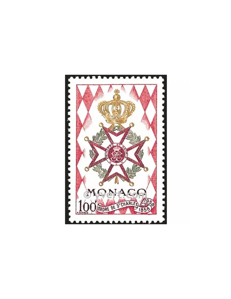 n° 490 -  Timbre Monaco Poste