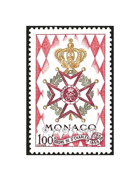 n° 490 -  Timbre Monaco Poste
