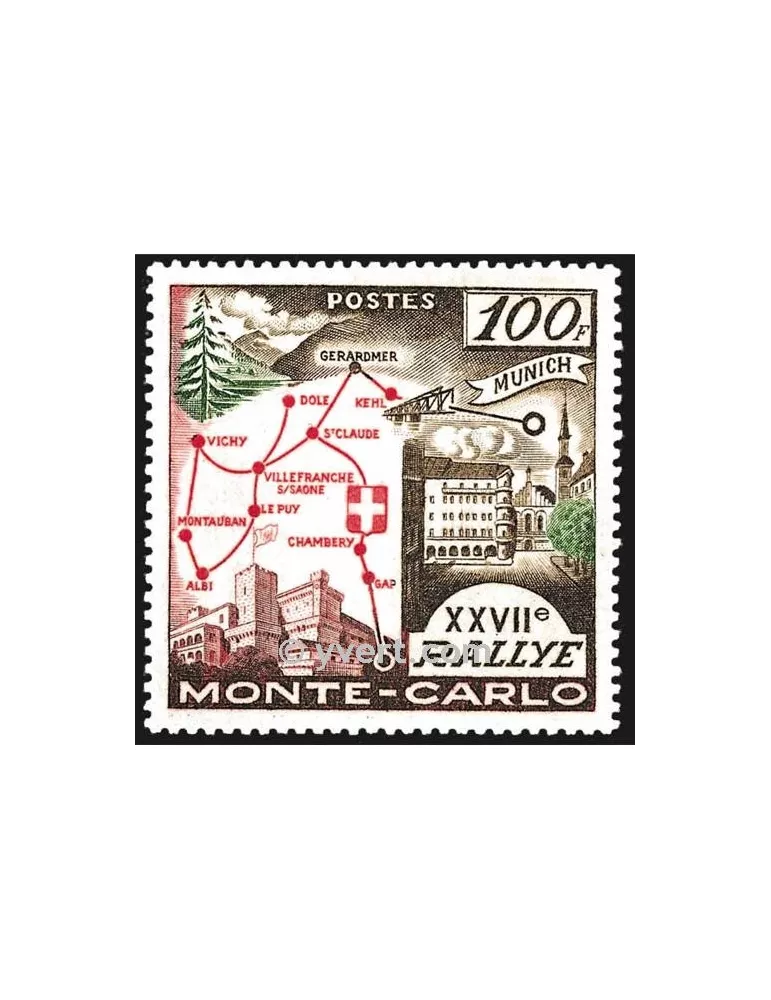 n° 491 -  Timbre Monaco Poste