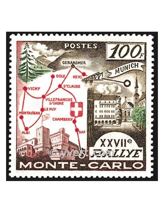 n° 491 -  Timbre Monaco Poste