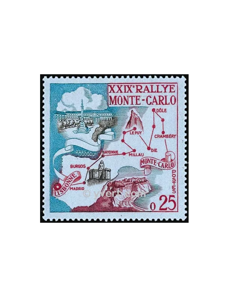 n° 524 -  Timbre Monaco Poste