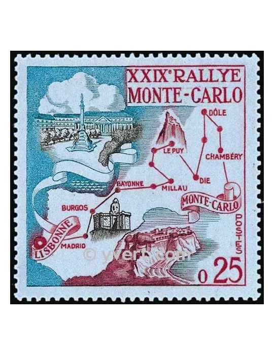 n° 524 -  Timbre Monaco Poste