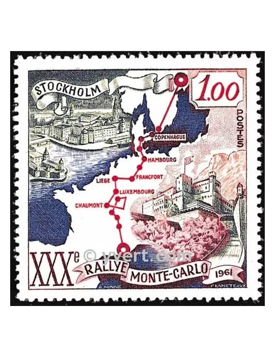 n° 556 -  Timbre Monaco Poste