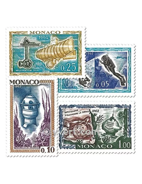 n° 591/597 -  Timbre Monaco Poste