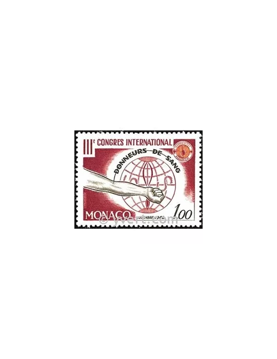 n° 598 -  Timbre Monaco Poste