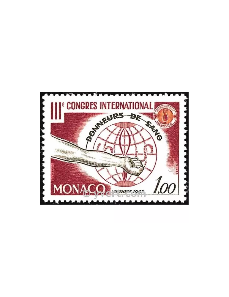 n° 598 -  Timbre Monaco Poste
