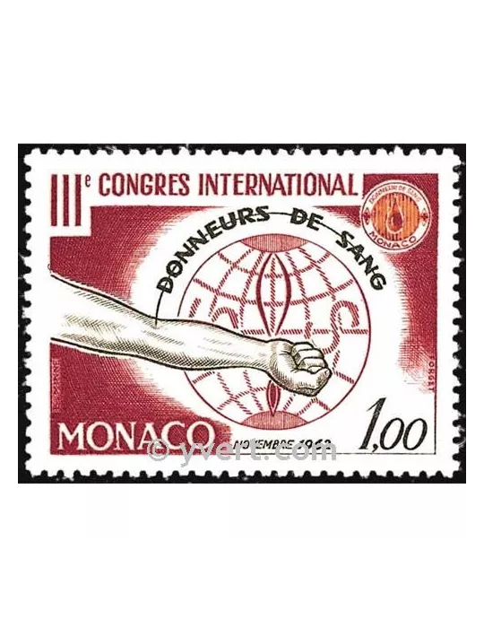 n° 598 -  Timbre Monaco Poste