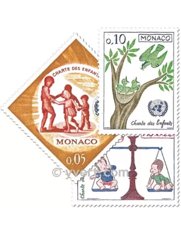 n° 599/606 -  Timbre Monaco Poste 2