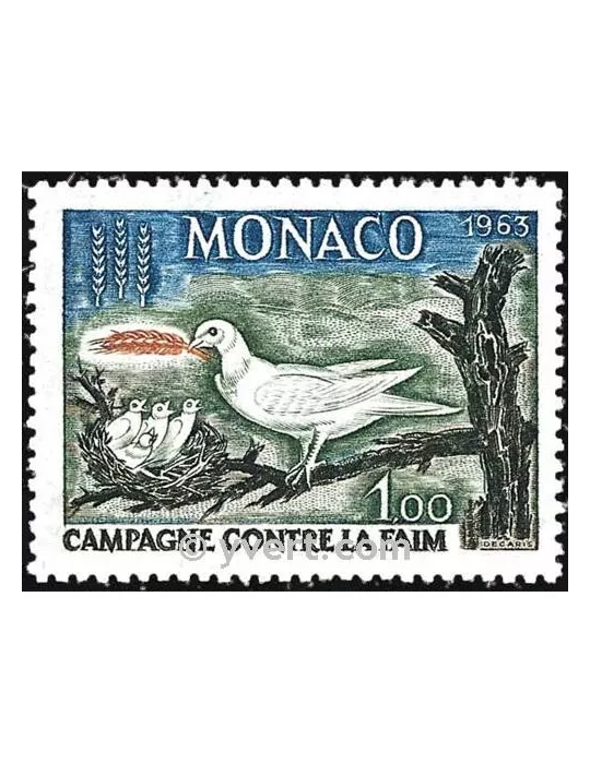 n° 611 -  Timbre Monaco Poste