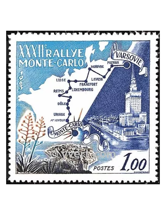 n° 614 -  Timbre Monaco Poste