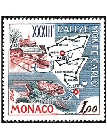 n° 616 -  Timbre Monaco Poste 2