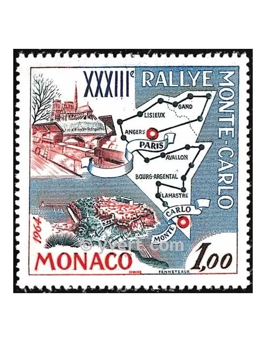 n° 616 -  Timbre Monaco Poste