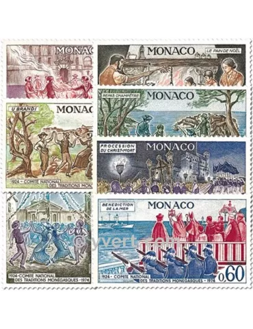 n° 939/945 -  Timbre Monaco Poste 2