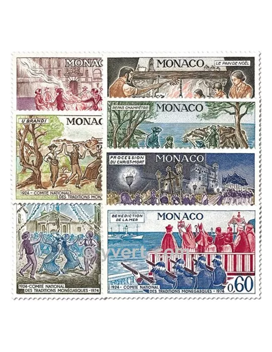n° 939/945 -  Timbre Monaco Poste
