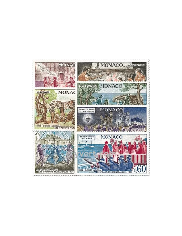 n° 939/945 -  Timbre Monaco Poste