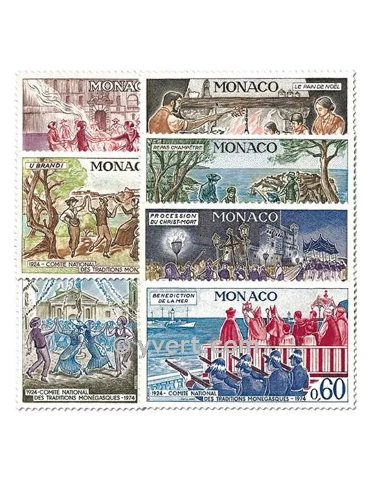 n° 939/945 -  Timbre Monaco Poste
