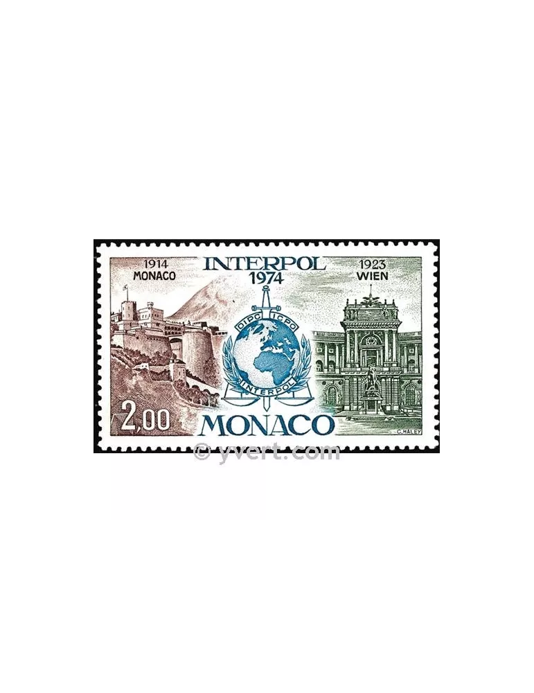 n° 966 -  Timbre Monaco Poste