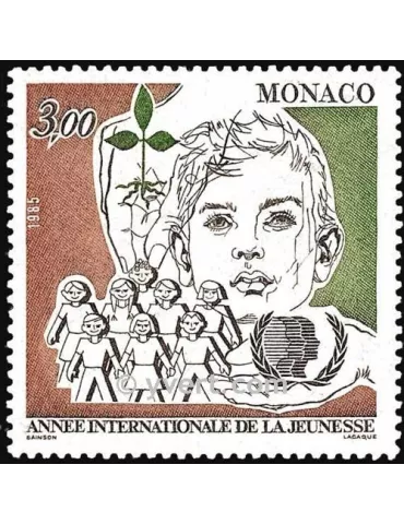 n° 1478 -  Timbre Monaco Poste 2