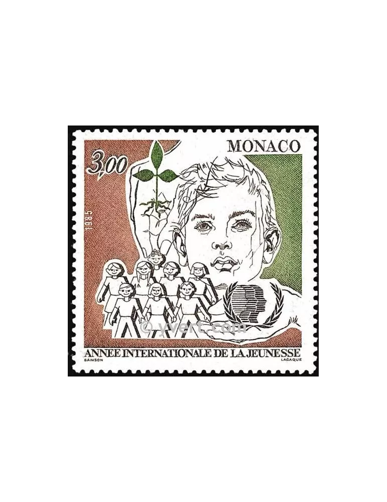 n° 1478 -  Timbre Monaco Poste