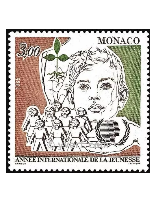 n° 1478 -  Timbre Monaco Poste