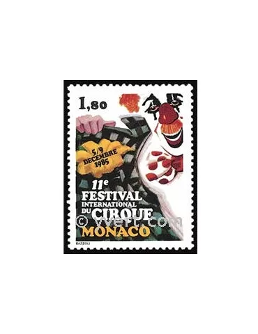 n° 1496 -  Timbre Monaco Poste
