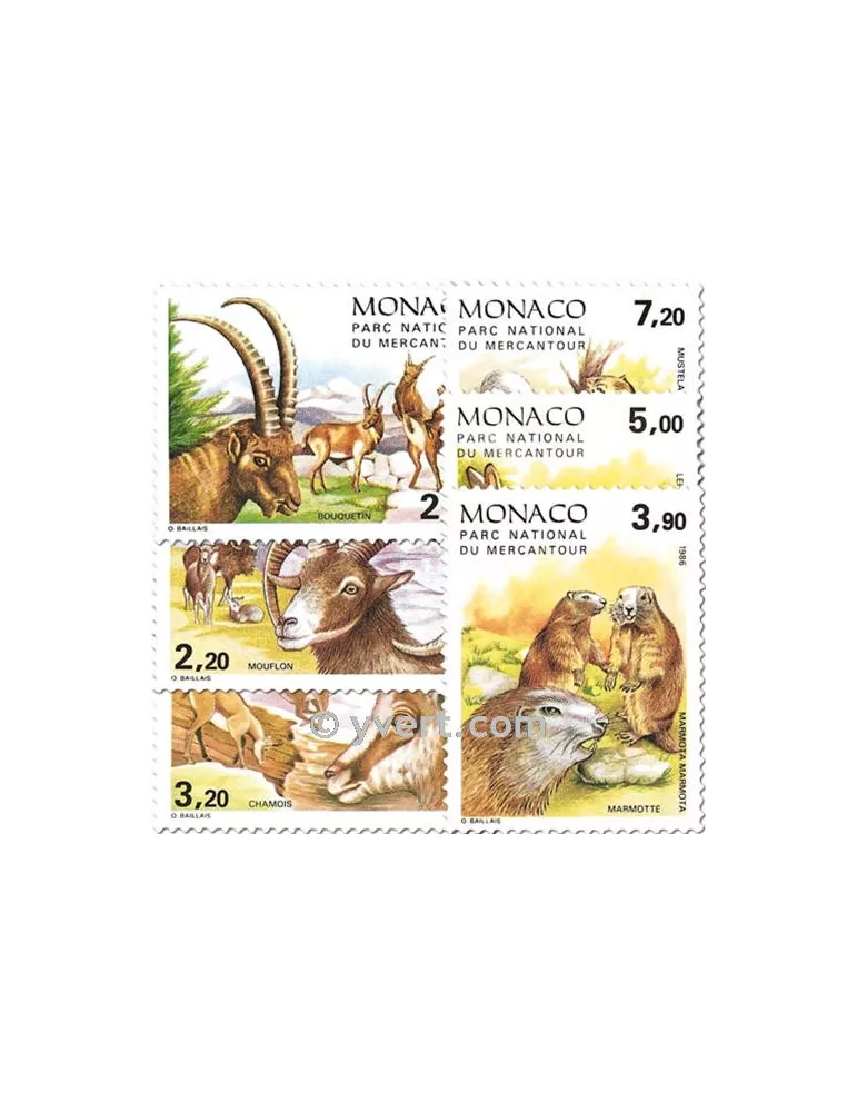 n° 1522/1527 -  Timbre Monaco Poste