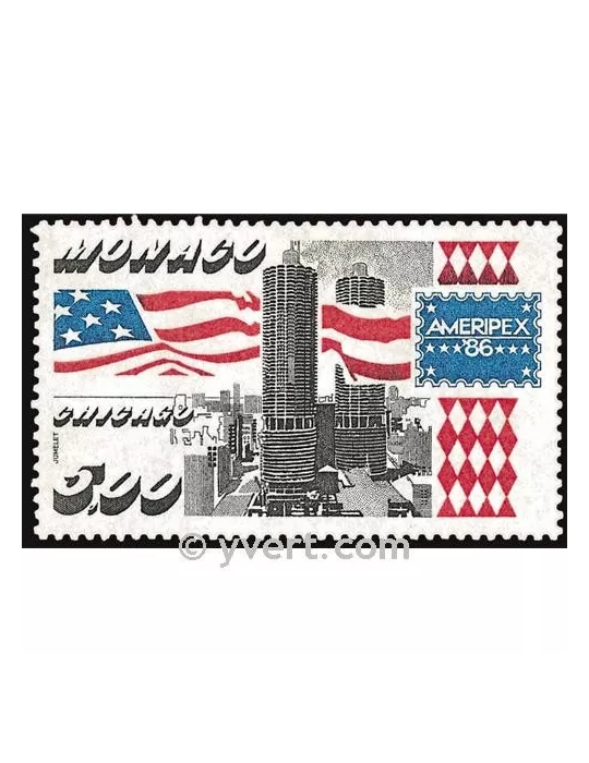 n° 1537 -  Timbre Monaco Poste